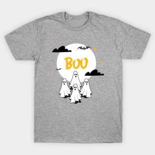 GHOSTLY Happy Halloween BOO T-Shirt